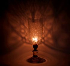 Clear Glass Lamp