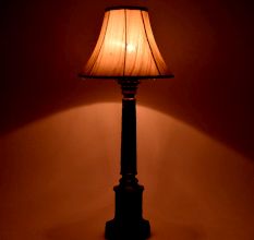 Victorian Style Metal Lamp