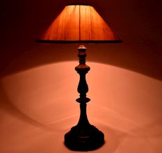 Cast Metal Ornate Lamp