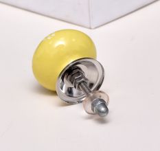 Yellow Tiny Floral Drawer Knob