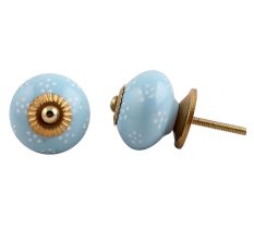 Turquoise Tiny Flower Knob