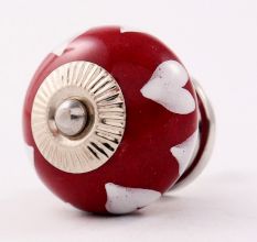 Cherry Floral Ceramic Knob