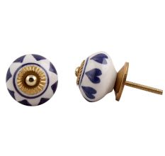 Purple Heart Ceramic Knob