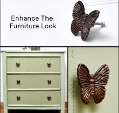Butterfly Metal Drawer Knobs