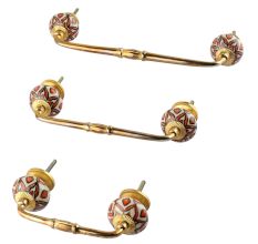 Ceramic Bridge Dresser Handles