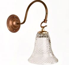 Bell Shaped Etched Wall Lamp