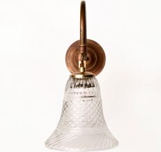Bell Shaped Etched Wall Lamp