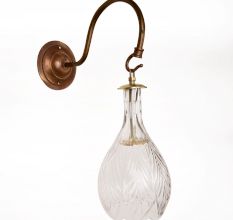 Bell Clear Glass Wall Lamp