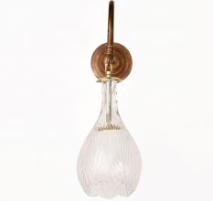 Bell Clear Glass Wall Lamp
