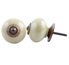 Olive Ceramic Handmade Knob