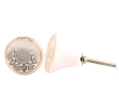 Tiny Flower Resin Cabinet Knob