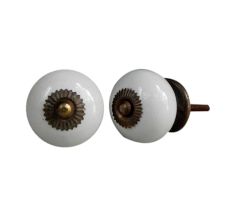Clear White Knob