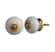 Clear White Knob
