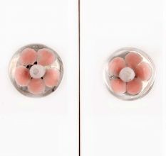 Pink White Drawer Knob