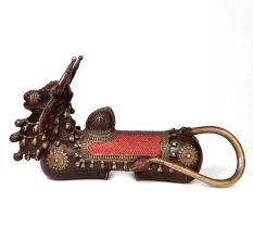 Nandi Sitting Dhokra Metal Art Figurine