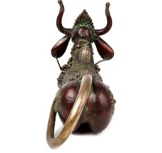 Brass Metal Decor of Nandi Bull