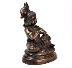 Bronze Statue of Baby Krishna