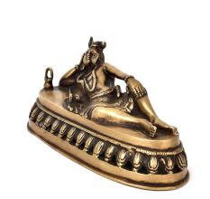 Sleeping Shiva Figurine Brass Statue