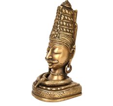 Bronze Lord Muniswaran God Shiva Head Statue