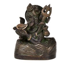 Rare Bronze Neelkanth Shiva Statue