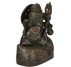 Rare Bronze Neelkanth Shiva Statue