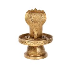 Shiva Linga with Five Hooded Snake