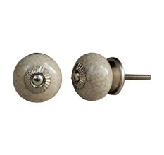 Round Crackle Ceramic Drawer Knob Online