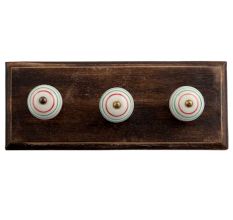 Mix Strip Ceramic Wooden Hooks