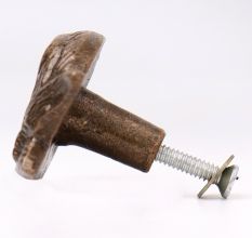 Antique Fox Metal Cabinet Knobs