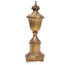 Decorative Urn Mixed Metal Table Lamp