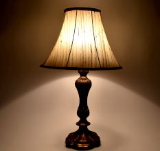 Traditional Table Lamp Mixed Metal