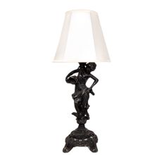 Beautiful Metal Lady StatueÂ Table Lamp