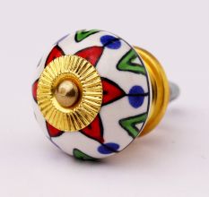 Green Triangle Ceramic Drawer Knob Online