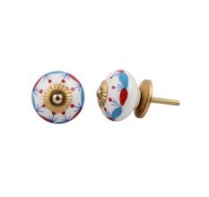 Blue Red Design Knob