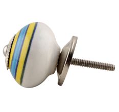 Sky Blue Yellow Knob