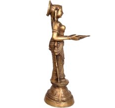 Paavai Vilakku Bronze Lamp