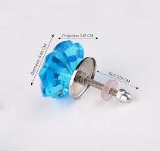 Blue Flower Knob, Big