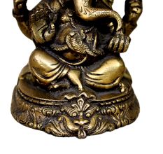 Brass Ganesha (Ht-6 Inches)