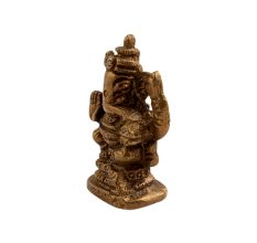 Seated God Ganesh Bronze Statue