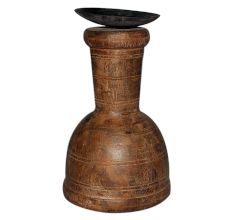 Hand Made Wooden Candle Stand-05
