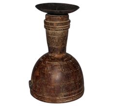 Hand Made Wooden Candle Stand-10