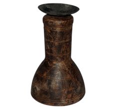 Hand Made Wooden Candle Stand-14