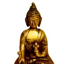 Brass Buddha (Ht-4 Inches)