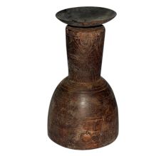 Hand Made Wooden Candle Stand-22