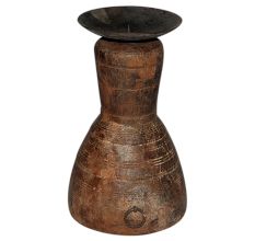 Hand Made Wooden Candle Stand-25