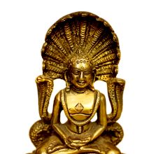 Brass Mahavir Ji (Ht-4.75 Inches)