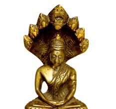Brass Buddha (Ht-5.1 Inches)