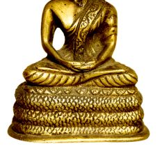 Brass Buddha (Ht-5.1 Inches)