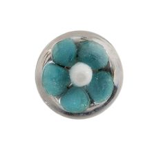 Sea Green Glass Wine Stopper