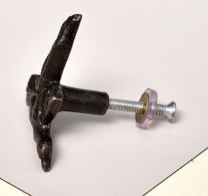 Antique Cormorant Bird Metal Knobs